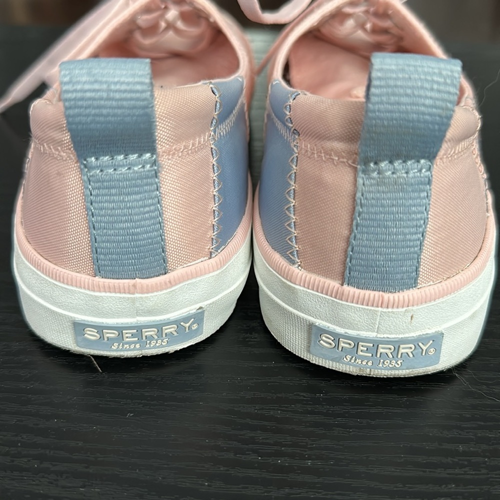 SPERRY Top-Sider Shoes Crest Vibe BIONIC Pink & Blue Sneakers Size 9.5 - Picture 3 of 6